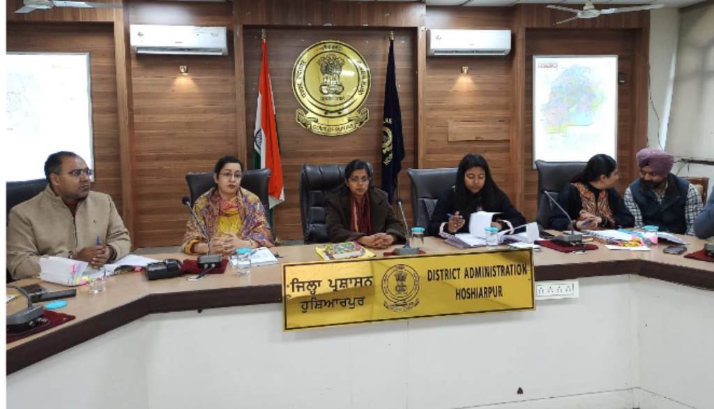 Deputy Commissioner Ashika Jain held a meeting with various departments to review the progress of projects